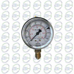 MANOMETRO 60PSI/4BAR CONEXAO INF.1/4''X2.1/2''