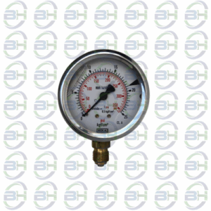 MANOMETRO 350PSI/25BAR CONEX.INF 1/4''X2.1/2''