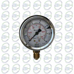 MANOMETRO 1000PSI/70BAR CONEX.INF 1/4 X2.1/2 BSP